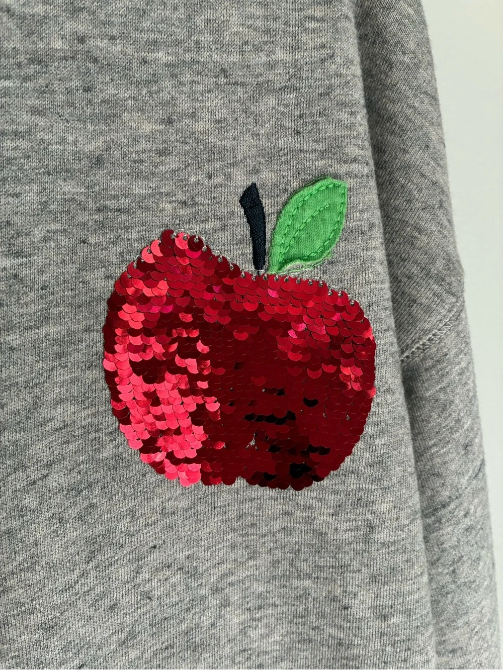 Mini Boden Back to School Apple Sweater Dress Size 8/9 years